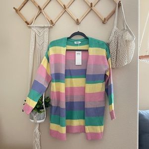Rainbow cardigan 🌈
